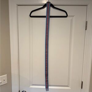 Vineyard Vines Blue and Pink Striped O-Ring Belt